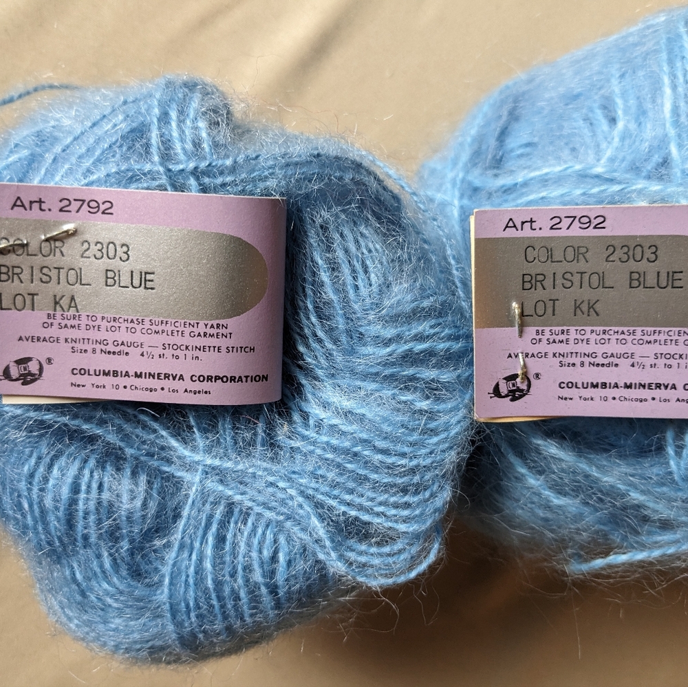 Columbia-Minerva Reverie Yarn in Bristol Blue - Picture 3 of 3